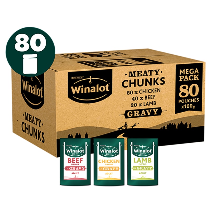 WINALOT Dog Food Pouches Mixed In Pet Supermarket