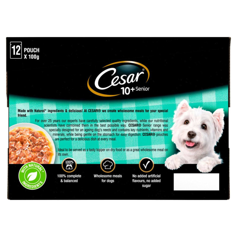 Cesar dog online food pouches