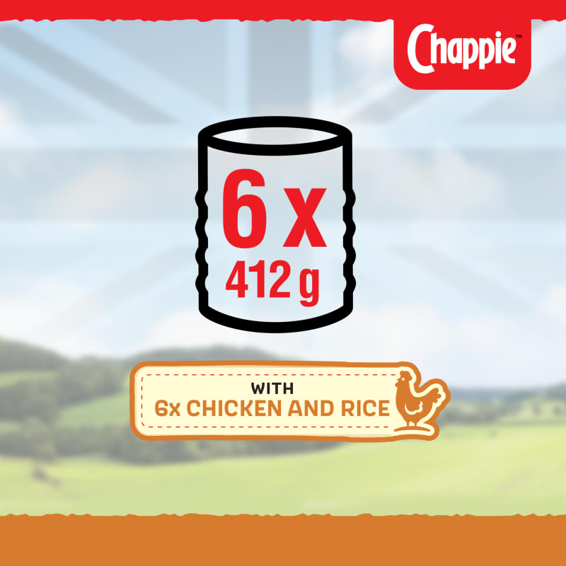 Chappie dog food chicken and rice shop