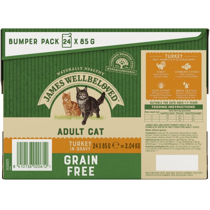 James wellbeloved grain free cat food top