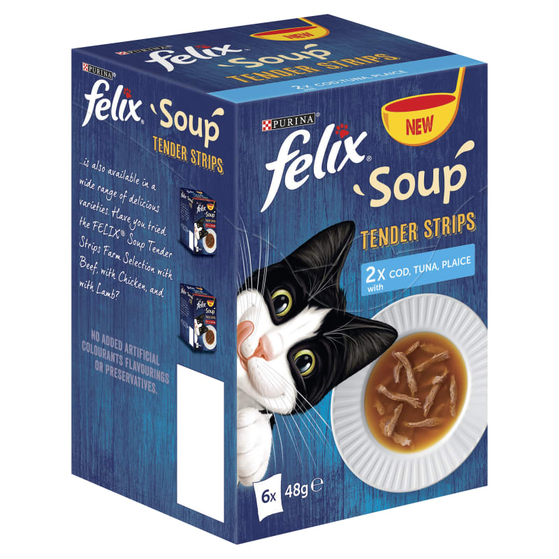 Felix Soup Tender Strips Adult Wet Pet Supermarket