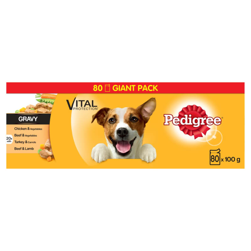 Pedigree Adult Wet Dog Food Pouches Pet Supermarket