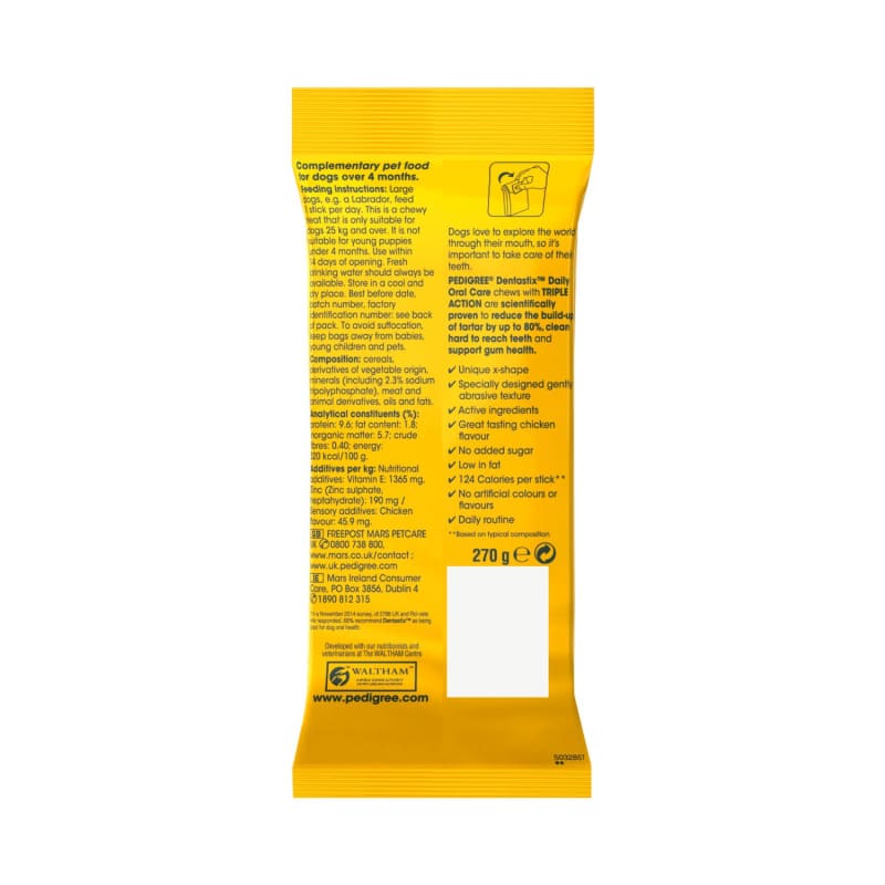 Dentastix ingredients top