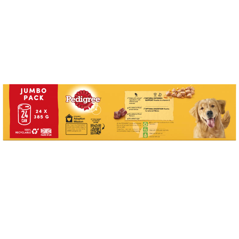Pedigree canned sales dog food
