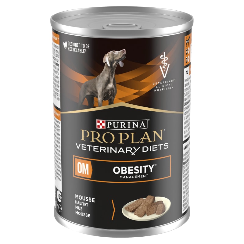 Purina Pro Plan Veterinary Diets OM Obesity Management Wet Dog Food 400g