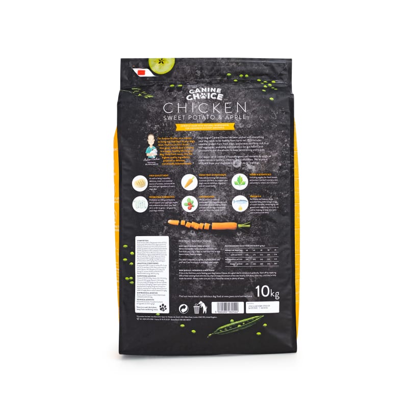 Canine Choice Super Premium Grain free Medium Adult Dry Dog Food Chicken 10kg Chicken