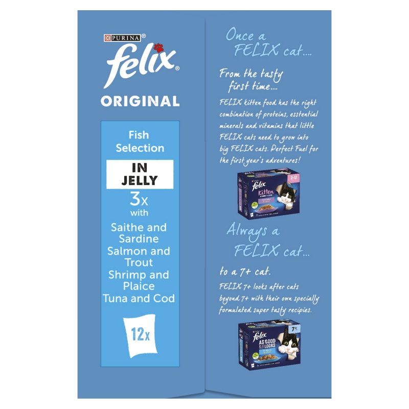 Felix kitten clearance fish selection
