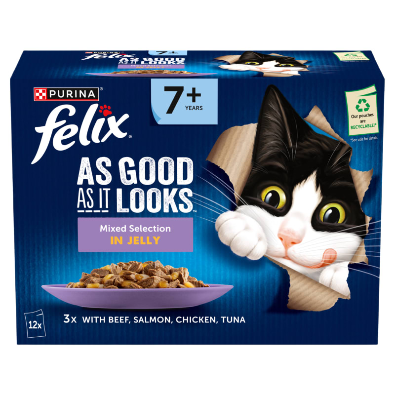 Senior canned cat food sales