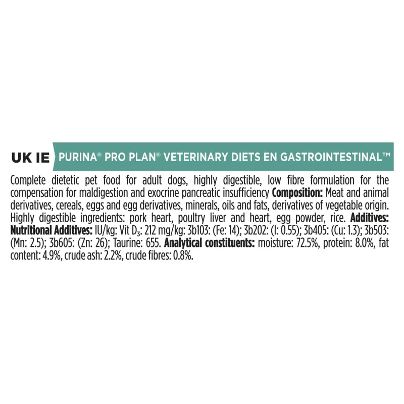 Purina pro plan veterinary diets en gastroenteric online