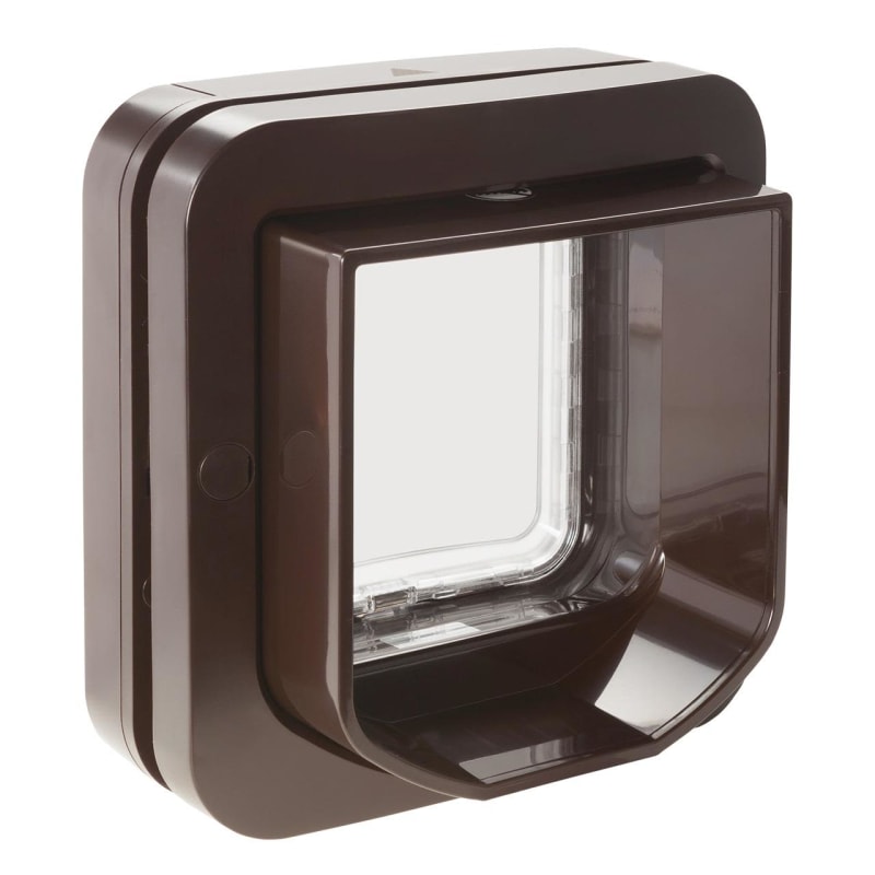 Dual microchip shop cat flap