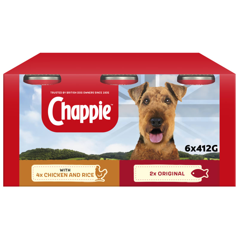 Chappie Adult Wet Dog Food Tins Pet Supermarket