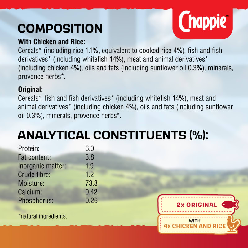 Chappie discount original ingredients