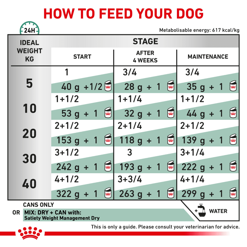Royal canin satiety wet dog best sale food