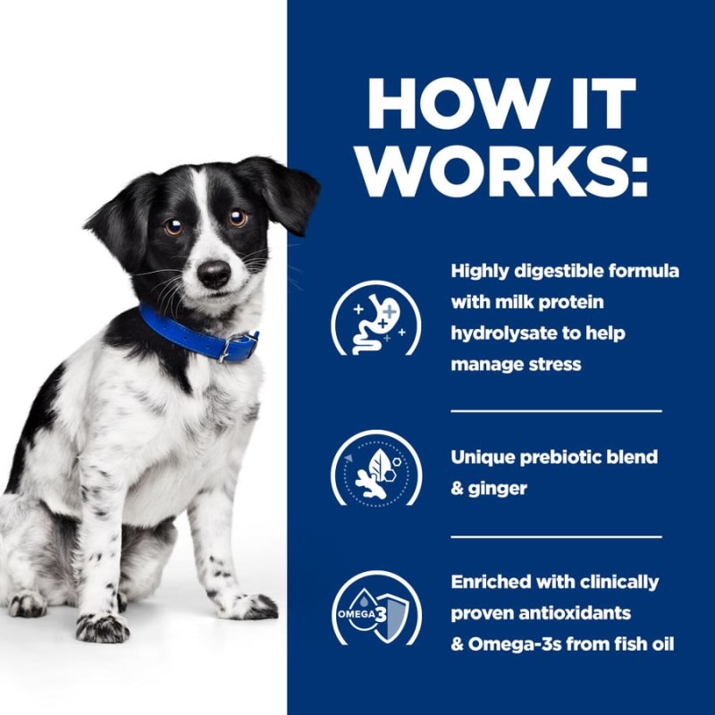 Hills stress dog food sales