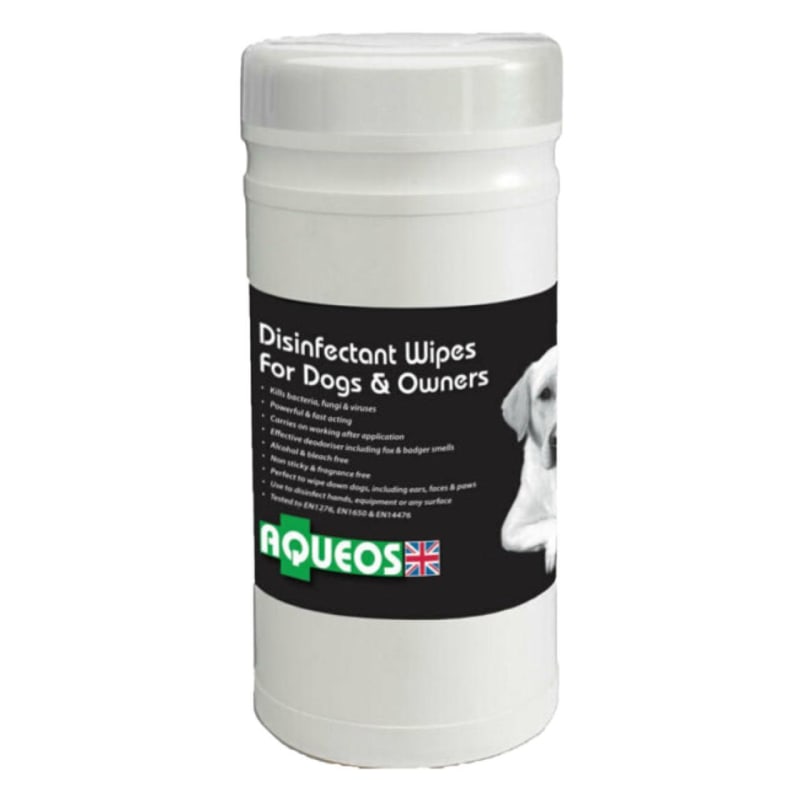 Aqueos Disinfectant Dog Wipes Pet Supermarket