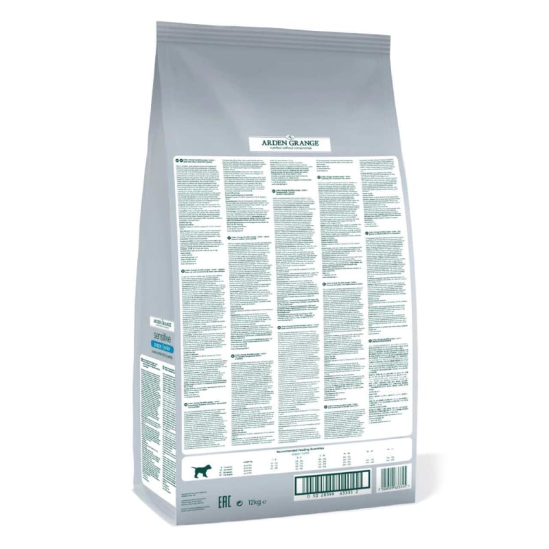 Arden grange sensitive ocean fish on sale & potato dog food 12kg