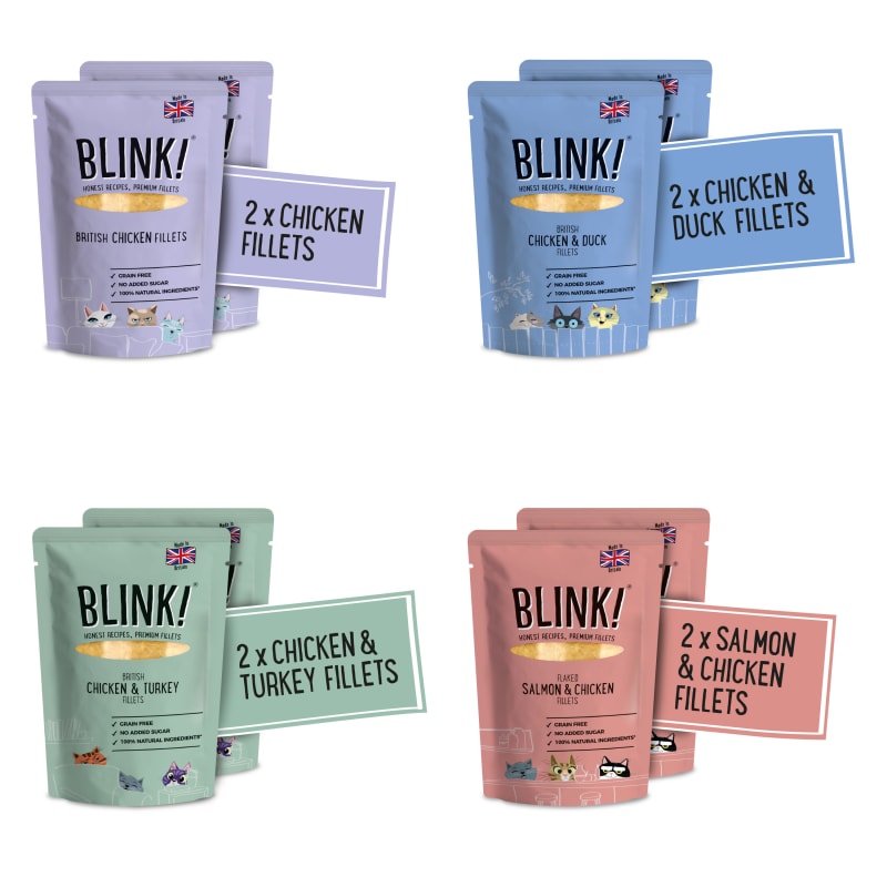 Blink cat food outlet