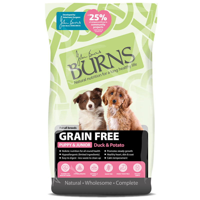 Burns Free From Puppy Duck and Pet Supermarket