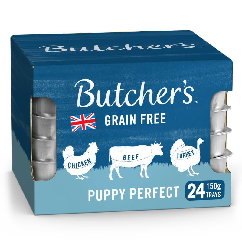 Butchers grain shop free puppy