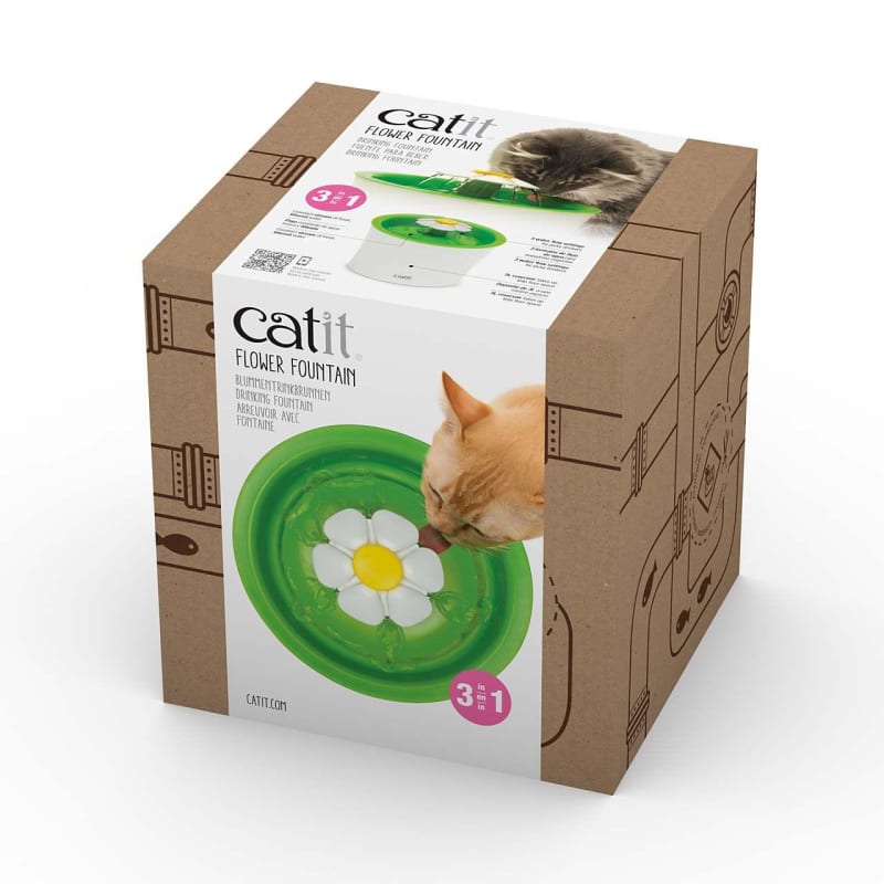 Pet flower water fountain top