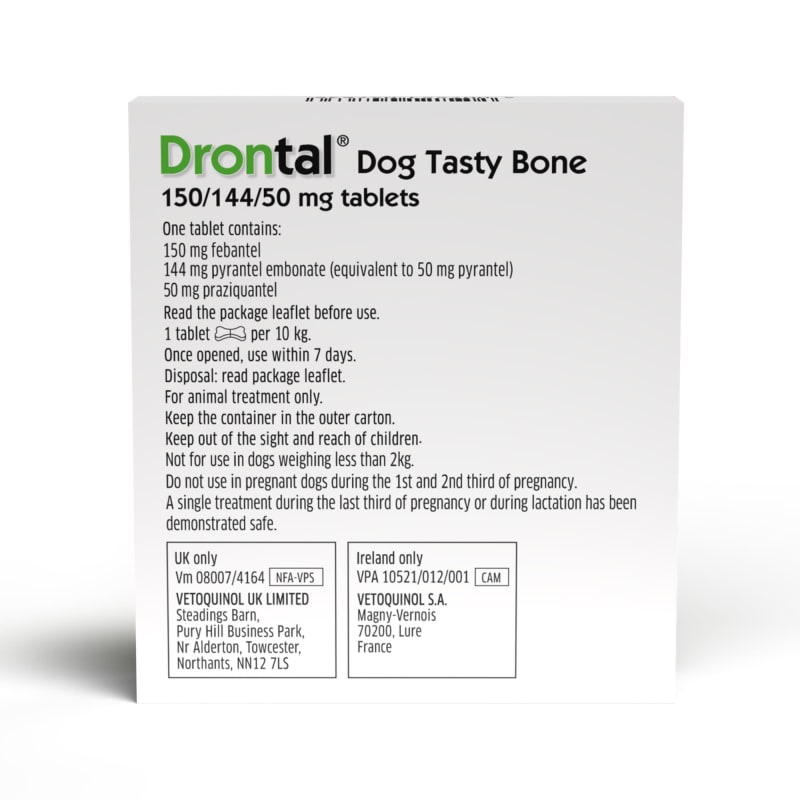 Drontal tasty bone tablets for dogs top
