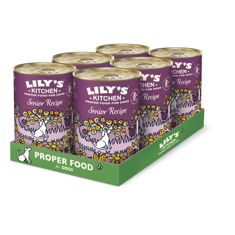 Lily's kitchen senior store wet dog food