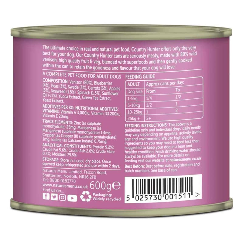 Country hunter canned dog food 2025
