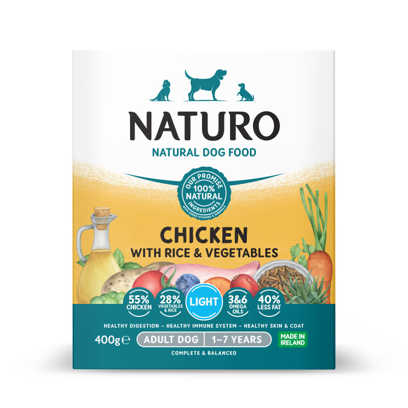 Tesco naturo dog food top