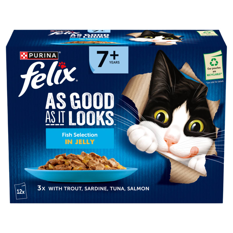 Felix As Good As It Looks Senior Wet Pet Supermarket