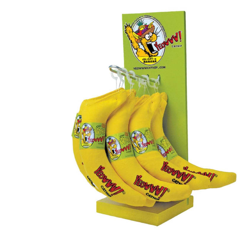 Yeowww Catnip Banana Cat Toy Banana