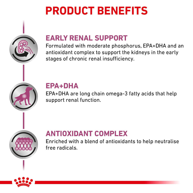 Royal canin renal support store types