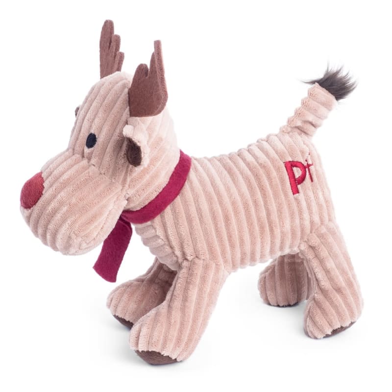 Petface Christmas Reindeer Cord Small Puppy Dog Toy 1 Piece