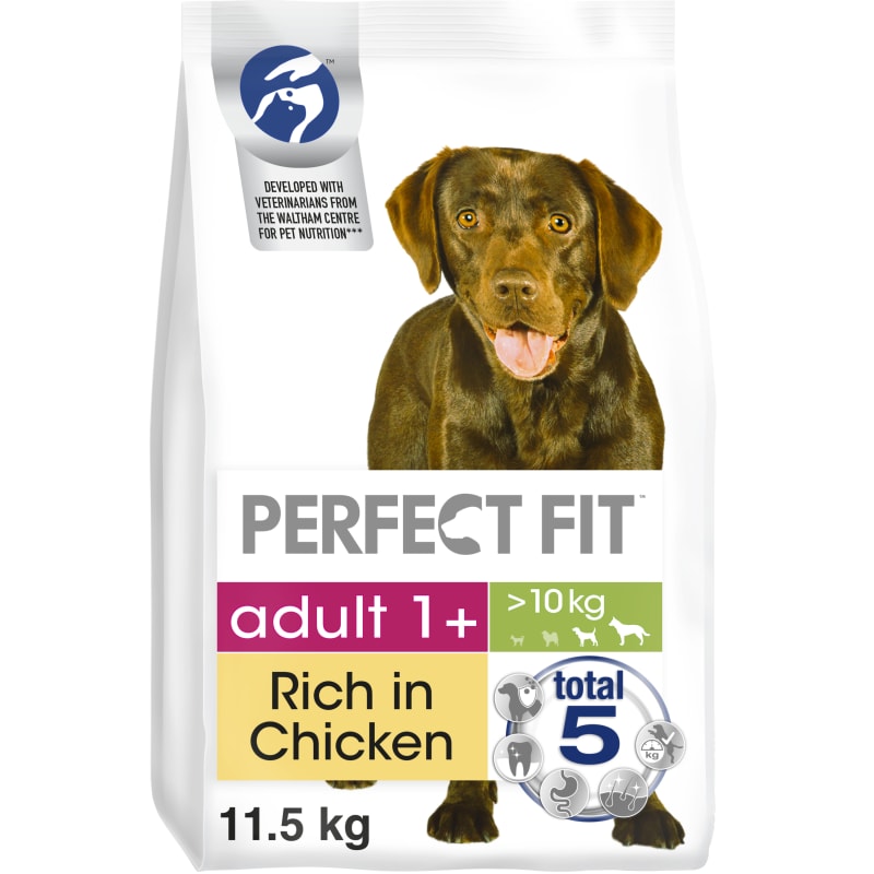 Perfect Fit Medium and Large Adult 1 Dry Dog Food Chicken 6kg Chicken