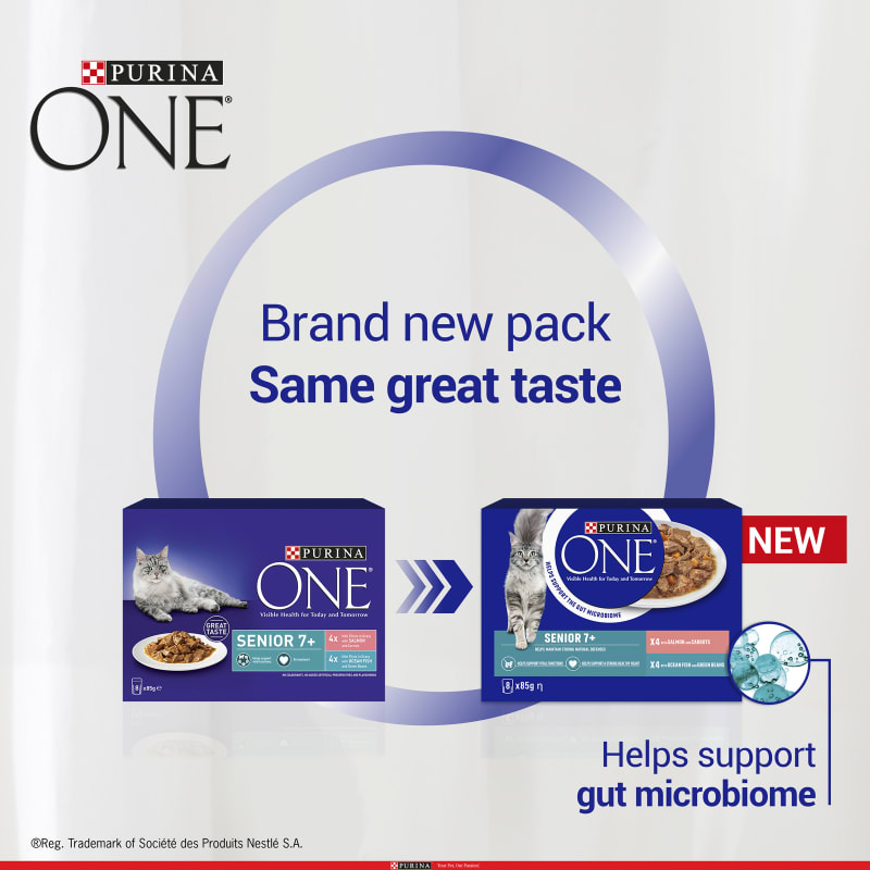 Purina One Senior 7 Wet Cat Food Pet Supermarket