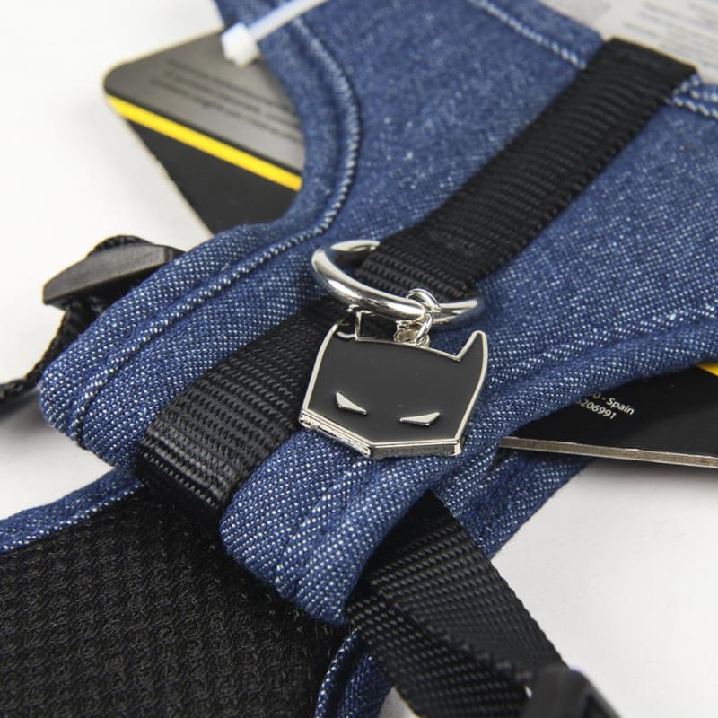 Denim Dog Harness And Leash Set