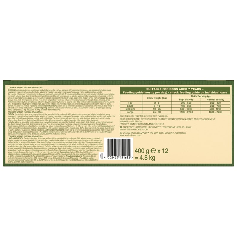 James Wellbeloved Grain free Senior Pet Supermarket