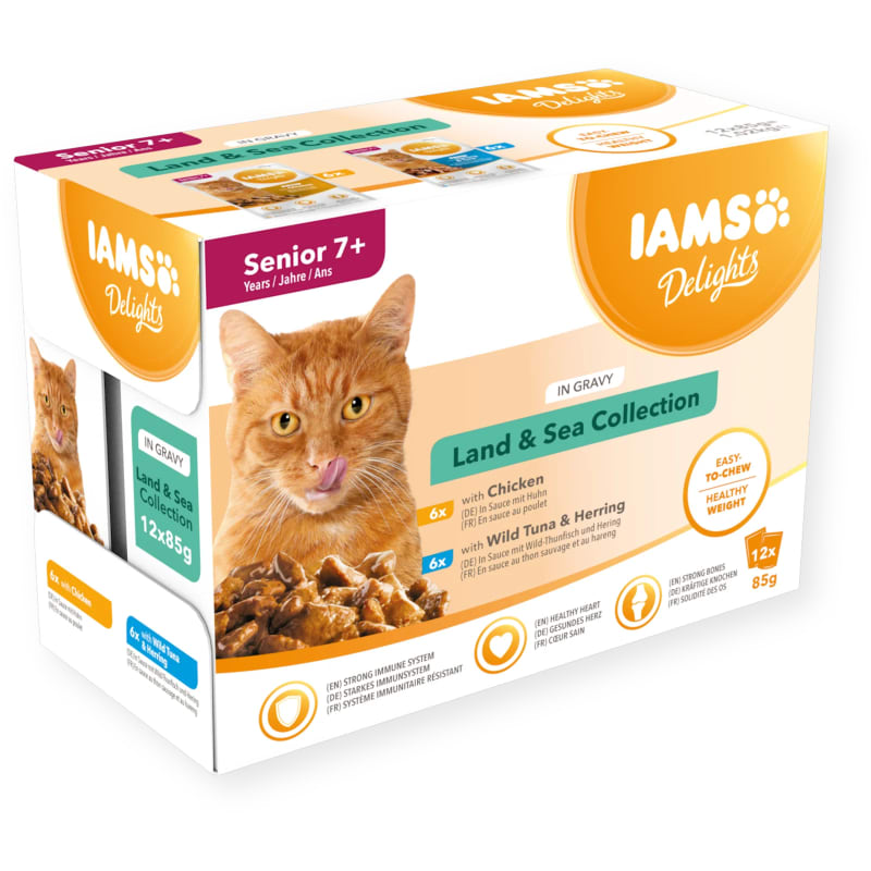 Iams senior cat food online