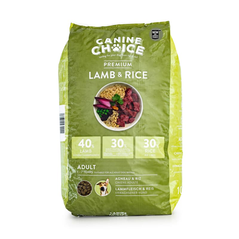 Canine choice dry dog food online