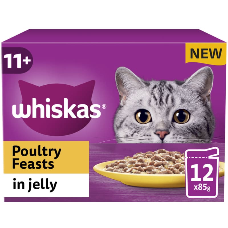 Whiskas 11 Poultry Feasts Senior Pet Supermarket
