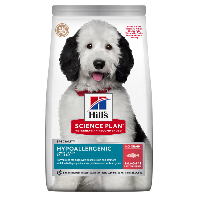 Hills salmon dog food clearance