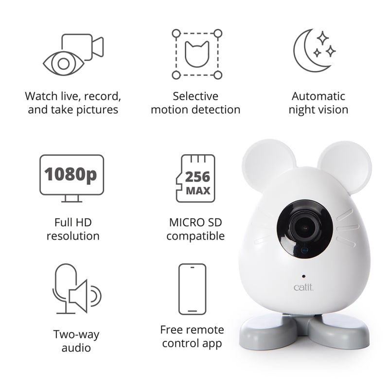 Catit Pixi Cat Smart Mouse Camera