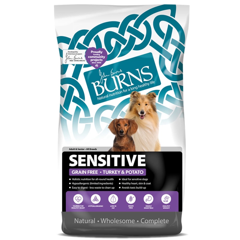 Burns dog food best price hot sale