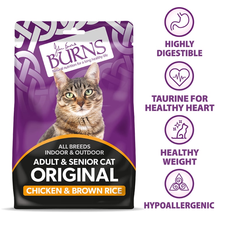 Burns Original Adult Senior Dry Cat Pet Supermarket