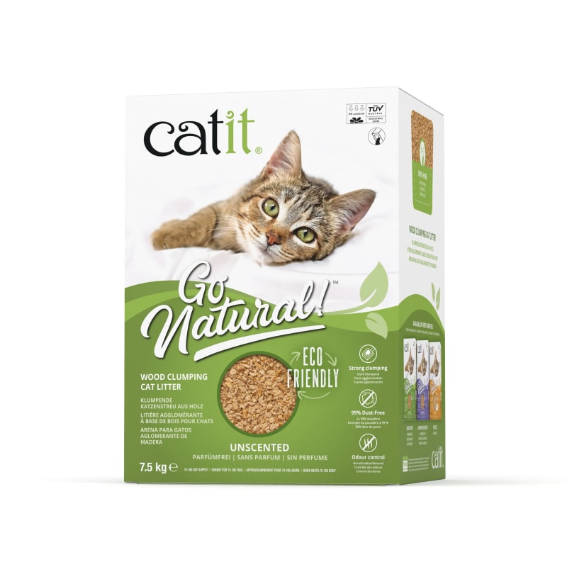 Natural clumping cat clearance litter