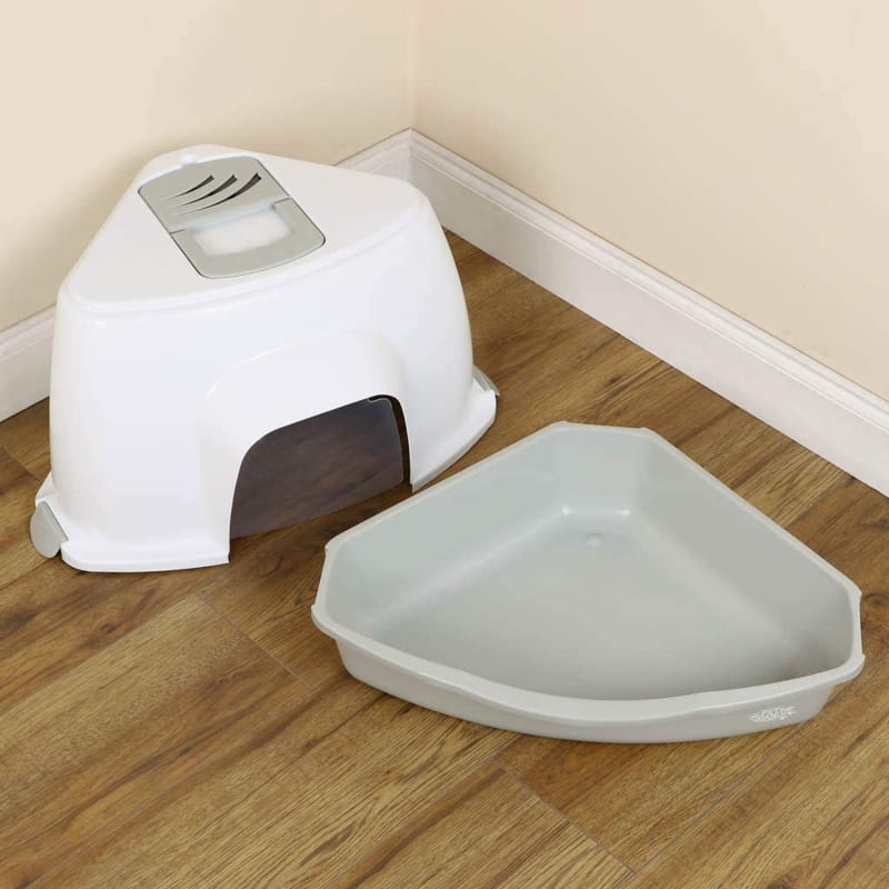 Petsentials Corner Cat Litter Tray Pet Supermarket