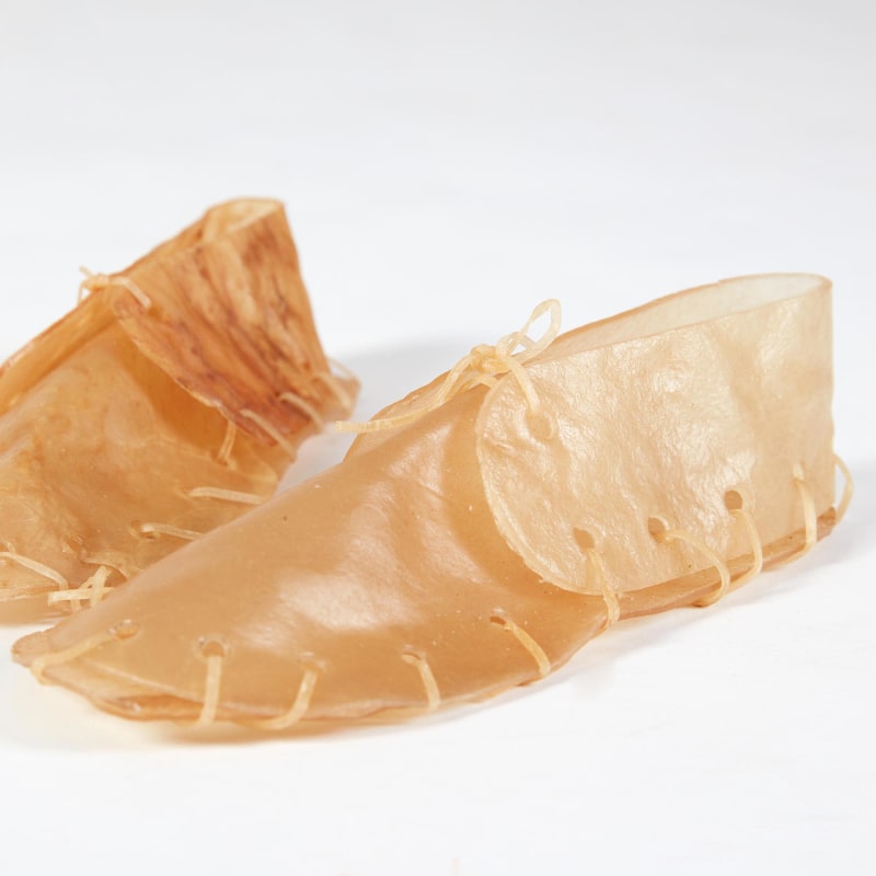 Tasty and Meaty Rawhide Chew Shoe Adult Dog Treats 350g