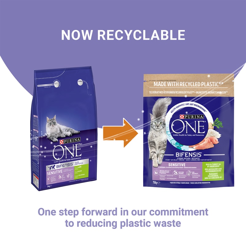 Purina one cat sensitive top