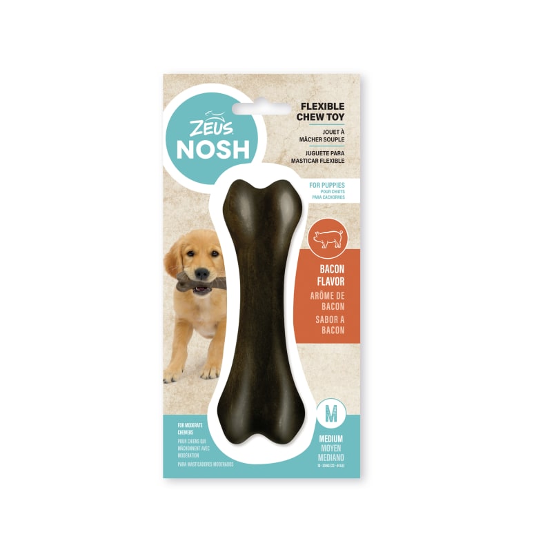 Zeus Nosh Flexible Bacon Flavour Dog Pet Supermarket