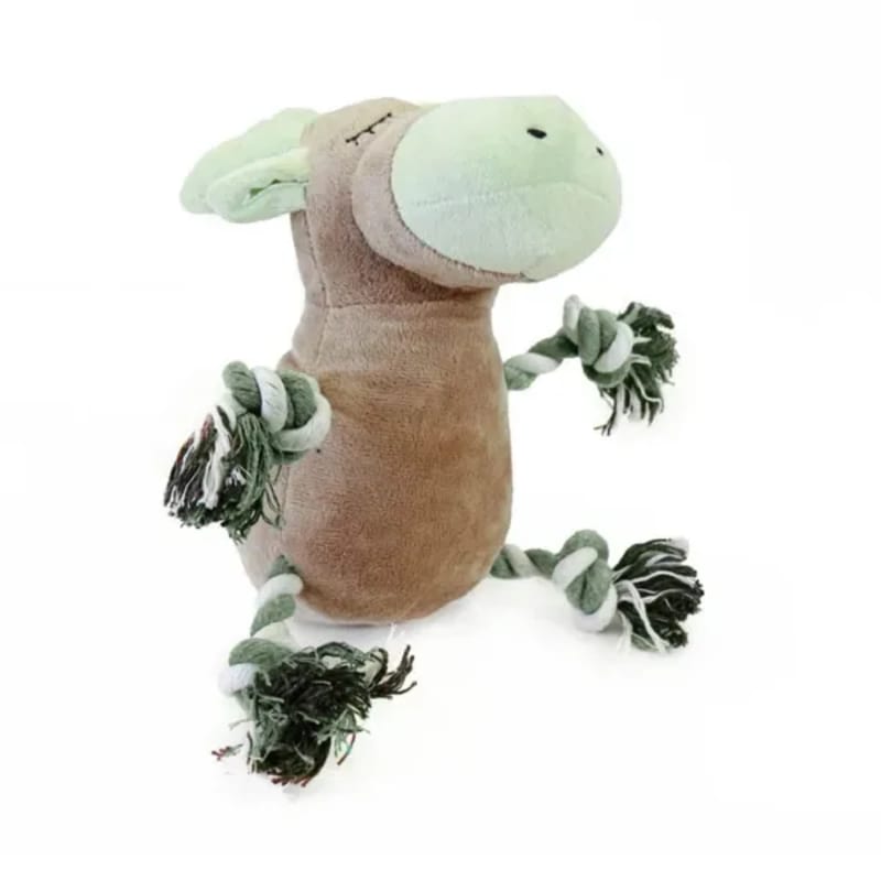 Stuffed moose dog toy clearance