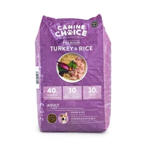 Canine choice online puppy food
